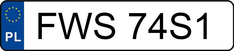 Numer rejestracyjny FWS 74S1 posiada FORD Focus 1.0 EcoBoost MR`15 E6 Titanium - FWS74S1