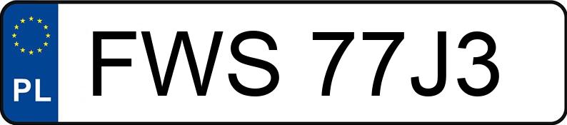Numer rejestracyjny FWS 77J3 posiada BMW 328i Kat. MR`98 E46 328i Kat. MR`98 E46 - FWS77J3