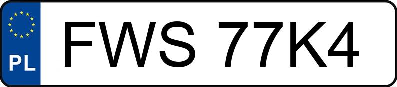 Numer rejestracyjny FWS 77K4 posiada MERCEDES-BENZ E 220 Kat. 124 E 220 - FWS77K4
