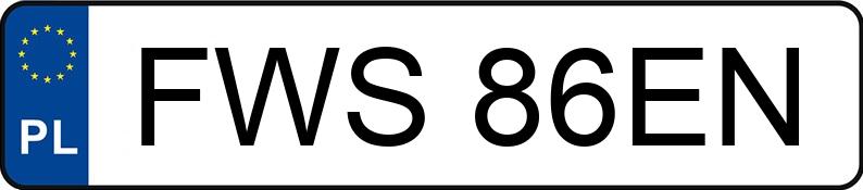 Numer rejestracyjny FWS 86EN posiada OPEL VECTRA - FWS86EN