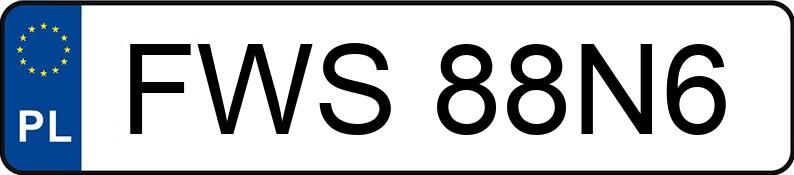 Numer rejestracyjny FWS 88N6 posiada HONDA Civic 1.5i Kat. MR`87 Civic 1.5i Kat. MR`87 - FWS88N6