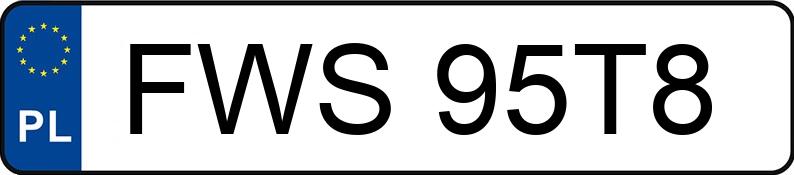 Numer rejestracyjny FWS 95T8 posiada MERCEDES-BENZ C 180 KOMPRESSOR - FWS95T8