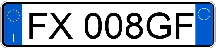 Numer rejestracyjny FX008GF posiada AUDI A4 5a serie