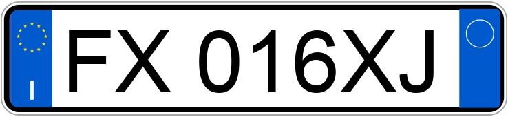 Numer rejestracyjny FX016XJ posiada FORD EcoSport