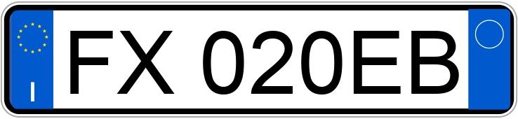 Numer rejestracyjny FX020EB posiada BMW 520D