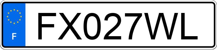 Numer rejestracyjny FX027WL posiada TESLA MODEL 3 Numer rejestracyjny FX027WL posiada TESLA MODEL 3