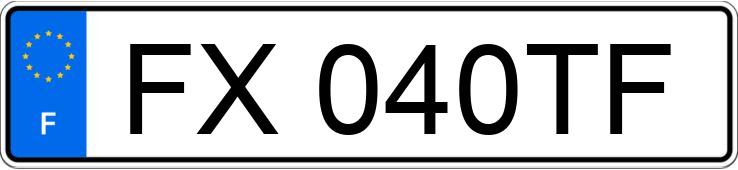 Numer rejestracyjny FX040TF posiada CITROEN C3 III