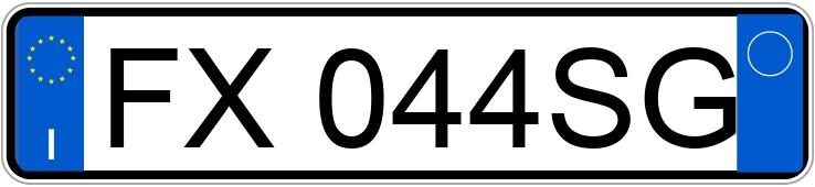 Numer rejestracyjny FX044SG posiada CITROEN C3 3a serie Numer rejestracyjny FX044SG posiada CITROEN C3 3a serie