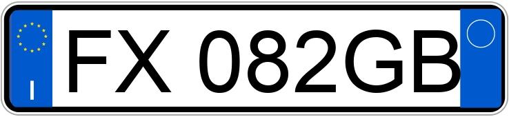 Numer rejestracyjny FX082GB posiada FORD EcoSport