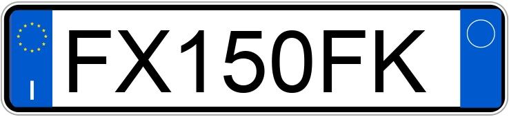 Numer rejestracyjny FX150FK posiada MERCEDES GLC Coupe