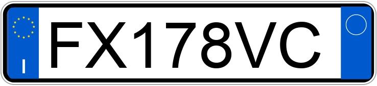 Numer rejestracyjny FX178VC posiada FORD S-Max 2a serie