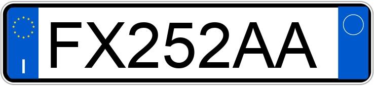 Numer rejestracyjny FX252AA posiada VOLKSWAGEN T-Roc