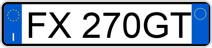 Numer rejestracyjny FX270GT posiada PEUGEOT 308 2a serie Numer rejestracyjny FX270GT posiada PEUGEOT 308 2a serie