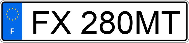 Numer rejestracyjny FX280MT posiada VOLKSWAGEN GOLF IV