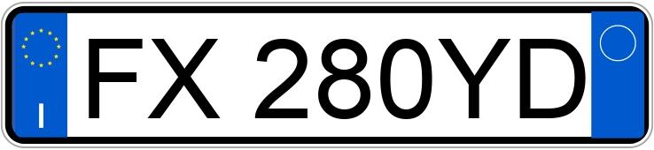 Numer rejestracyjny FX280YD posiada AUDI e-tron Numer rejestracyjny FX280YD posiada AUDI e-tron