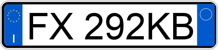 Numer rejestracyjny FX292KB posiada PEUGEOT 308 2a serie Numer rejestracyjny FX292KB posiada PEUGEOT 308 2a serie