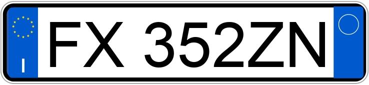 Numer rejestracyjny FX352ZN posiada VOLVO S90