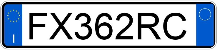 Numer rejestracyjny FX362RC posiada VOLKSWAGEN Golf 7a serie