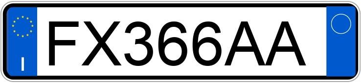 Numer rejestracyjny FX366AA posiada DACIA Dokker