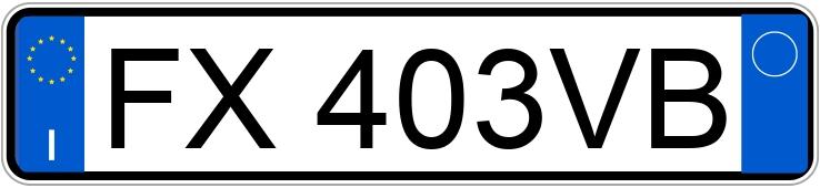 Numer rejestracyjny FX403VB posiada MERCEDES-BENZ A 180 D