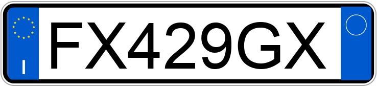 Numer rejestracyjny FX429GX posiada PORSCHE Macan