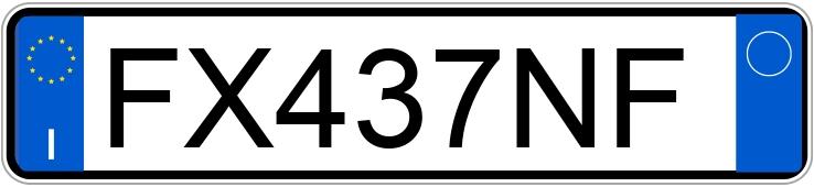 Numer rejestracyjny FX437NF posiada JEEP Compass 2a serie