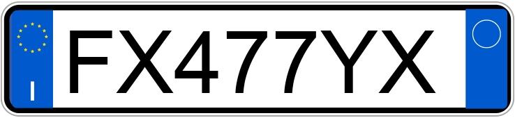 Numer rejestracyjny FX477YX posiada MERCEDES CLA Coupe