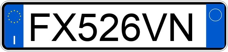 Numer rejestracyjny FX526VN posiada OPEL Mokka 1a serie