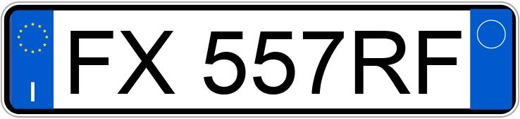 Numer rejestracyjny FX557RF posiada JEEP Compass 2a serie