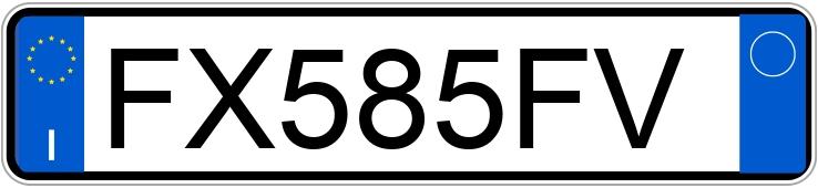 Numer rejestracyjny FX585FV posiada ALFA ROMEO Giulietta Numer rejestracyjny FX585FV posiada ALFA ROMEO Giulietta