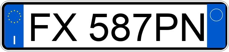 Numer rejestracyjny FX587PN posiada MERCEDES Classe A