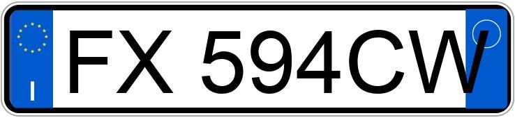 Numer rejestracyjny FX594CW posiada HYUNDAI i10 2a serie