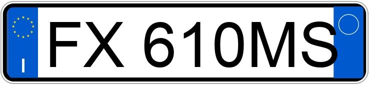 Numer rejestracyjny FX610MS posiada JEEP Renegade