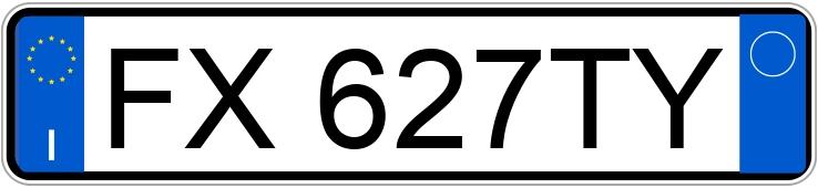 Numer rejestracyjny FX627TY posiada MERCEDES Classe B