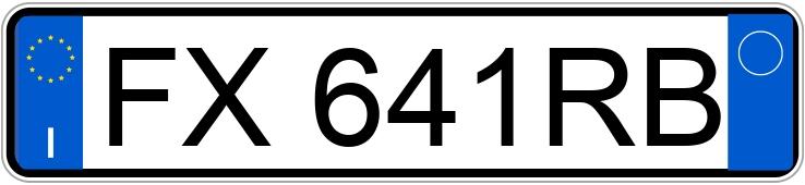 Numer rejestracyjny FX641RB posiada CITROEN Berlingo 3a serie Numer rejestracyjny FX641RB posiada CITROEN Berlingo 3a serie