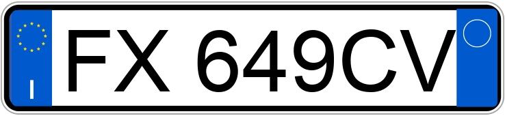 Numer rejestracyjny FX649CV posiada LAND ROVER RR Sport 2a serie