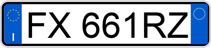 Numer rejestracyjny FX661RZ posiada FORD Fiesta 7a serie Numer rejestracyjny FX661RZ posiada FORD Fiesta 7a serie