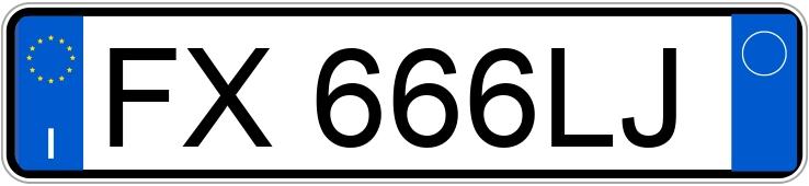 Numer rejestracyjny FX666LJ posiada SEAT Ibiza 5a serie Numer rejestracyjny FX666LJ posiada SEAT Ibiza 5a serie