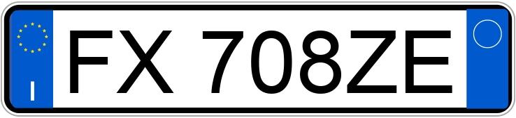 Numer rejestracyjny FX708ZE posiada BMW X4