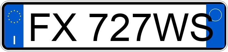 Numer rejestracyjny FX727WS posiada DACIA Duster 2a serie