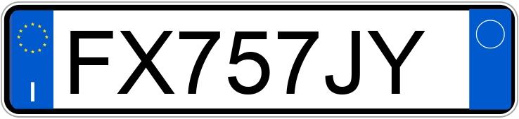 Numer rejestracyjny FX757JY posiada KIA Venga