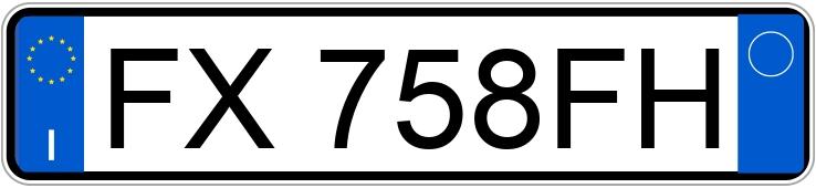 Numer rejestracyjny FX758FH posiada FIAT Doblo 3a serie