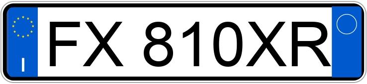 Numer rejestracyjny FX810XR posiada LAND ROVER RR Evoque 2a serie Numer rejestracyjny FX810XR posiada LAND ROVER RR Evoque 2a serie