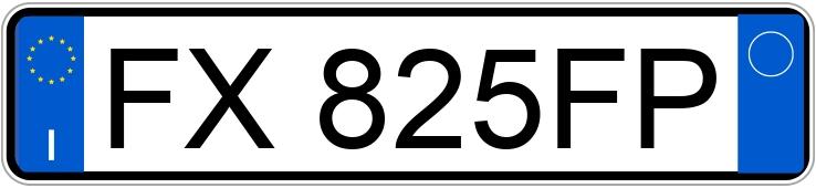 Numer rejestracyjny FX825FP posiada BMW X6