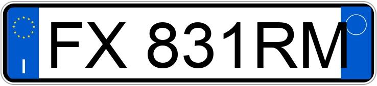 Numer rejestracyjny FX831RM posiada JEEP Compass 2a serie Numer rejestracyjny FX831RM posiada JEEP Compass 2a serie