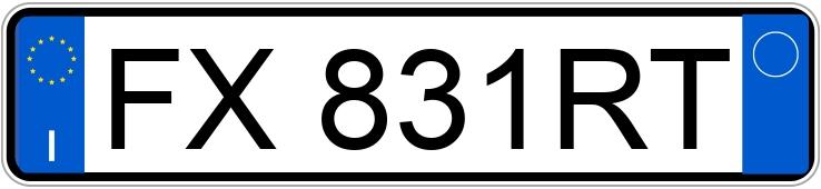 Numer rejestracyjny FX831RT posiada CITROEN C3 Aircross 1a s.