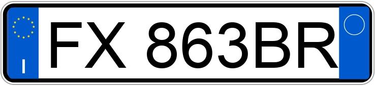 Numer rejestracyjny FX863BR posiada PEUGEOT 508 2a serie