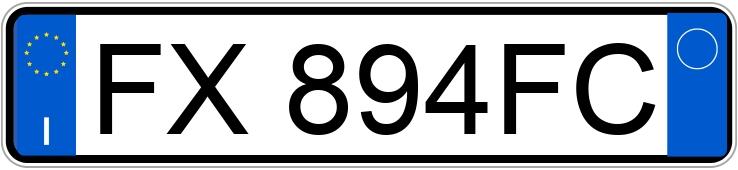 Numer rejestracyjny FX894FC posiada DACIA Sandero 2a serie