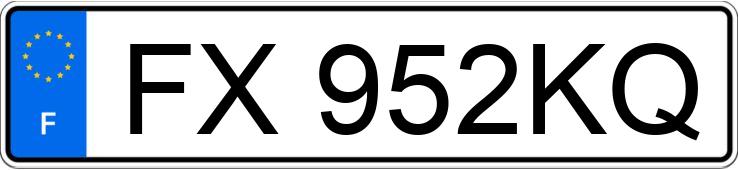 Numer rejestracyjny FX952KQ posiada CITROEN C3 III