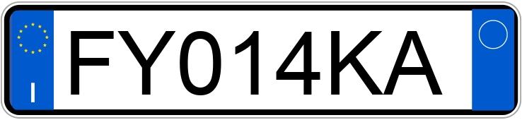 Numer rejestracyjny FY014KA posiada MERCEDES CLA Coupe